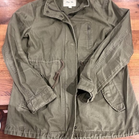 Per Se Army Green Anorak Jacket Size Large L NWOT - Picture 5 of 8
